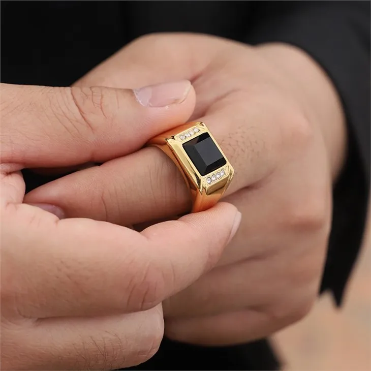 Stainless steel ring men 05