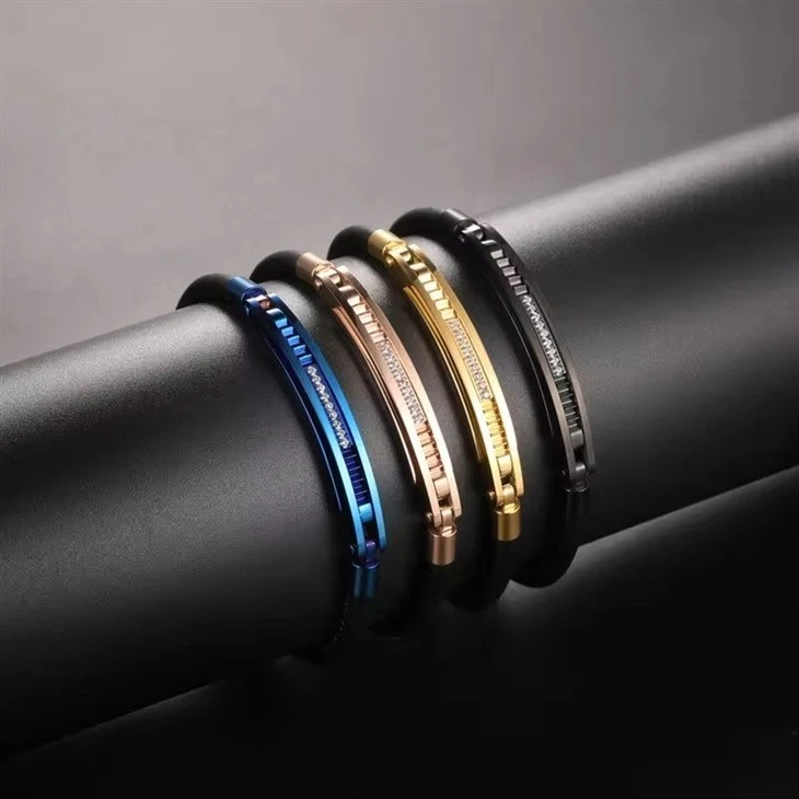 Adjustable Luxury Crystal Leather Bracelet