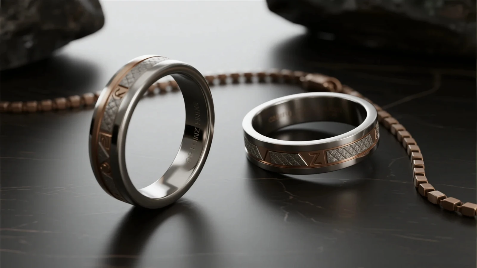 TungstenRingswithRoseGold600KB TungstenRingswithRoseGold600KB